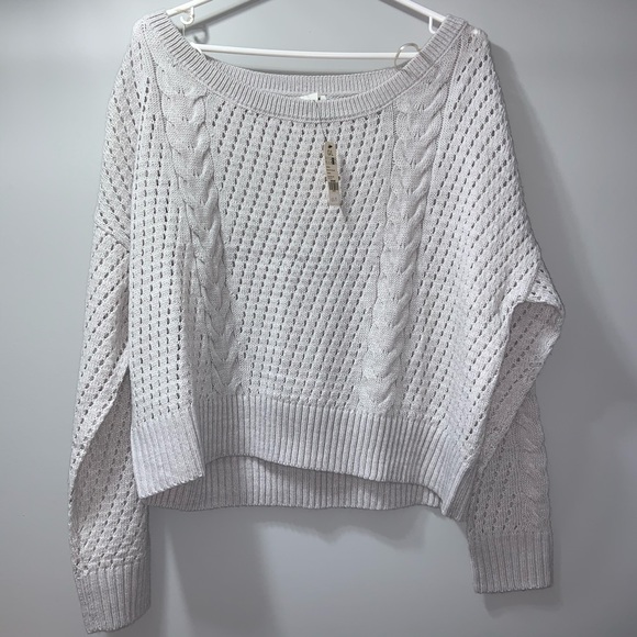 Garage loose gray knit sweater - Picture 2 of 3